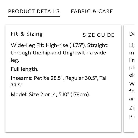 Gorgeous Petite Wide Leg Linen Pants - Picture 2 of 3